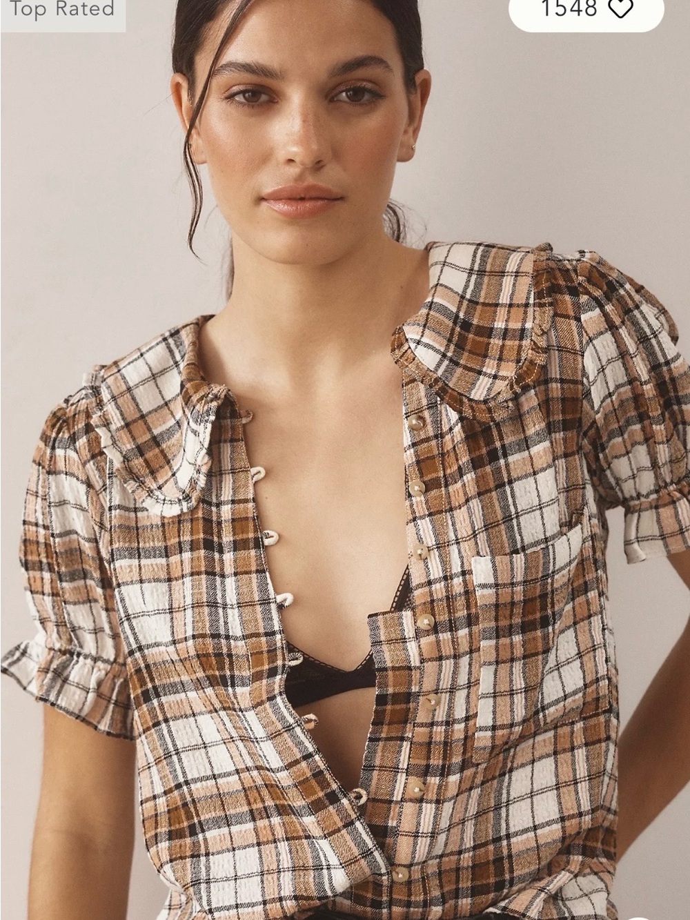 Anthropologie Pilcro Keira blouse